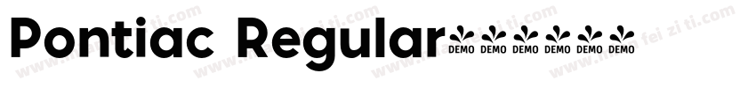 Pontiac Regular字体转换